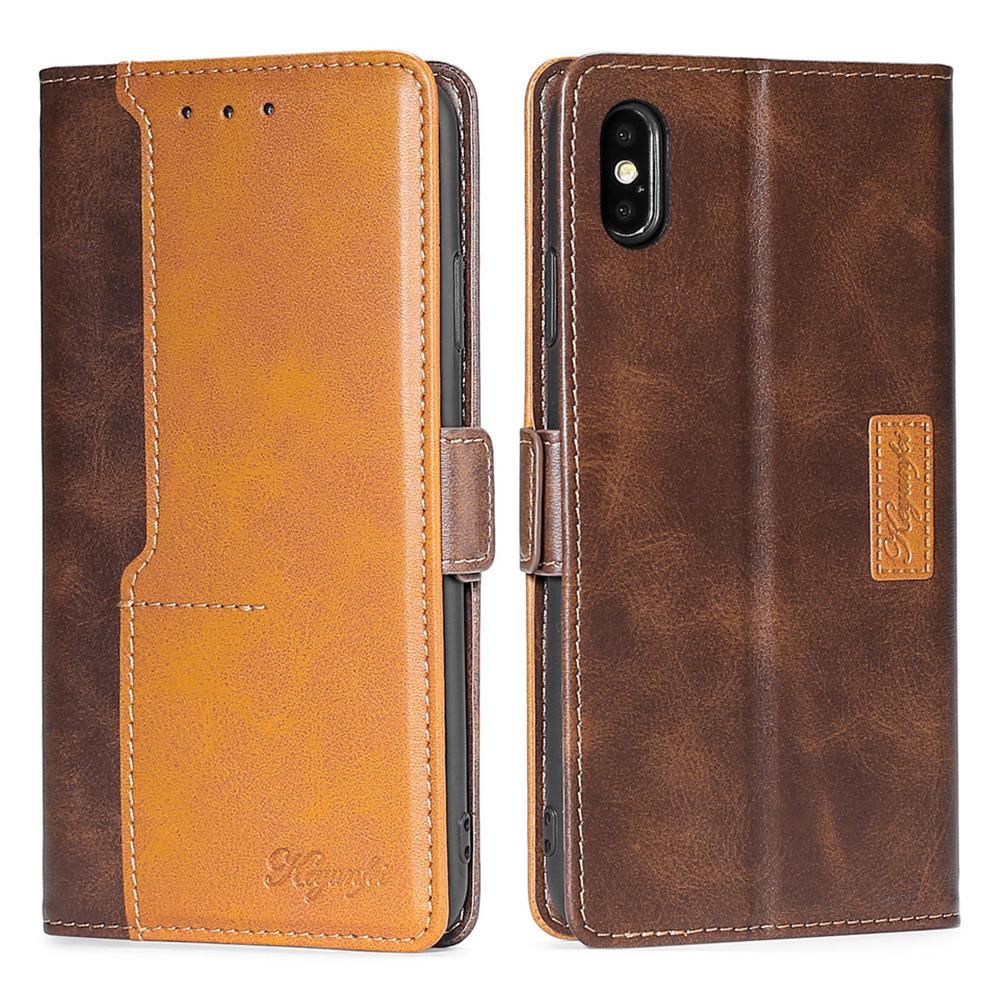 Splicing Flip Wallet Case For Huawei Honor 10X Lite 7A 8A 8S 9A 9S 9C P Smart 2021 Honor 50 SE P50 Pro PU Leather Cover Card Slot Phone Bumper