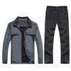 Men's Sportswear Sets Spring Autumn Two Piece Set Sporting Suit Jacket+Pant Sweatsuit Male Fashion