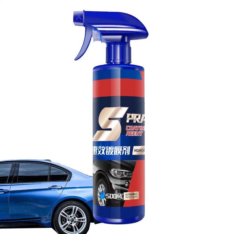 500ml Ceramic Coating Spray For Cars 3 In 1s Car Shield Coating Car Paint Repair Waterless Car Wash Ceramic Spray For Motorcycle