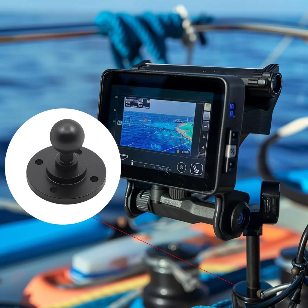 Biqing Ram Mount Base 1" Alloy 17mm Ball Joint Mount Base for General Electronics,