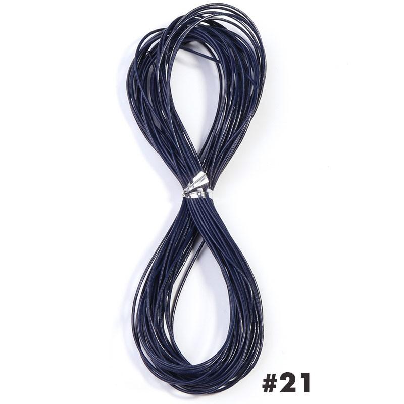 10 ярдов 1,5 мм круглый кожаный шнур из коровьей кожи Материал для изготовления ювелирных изделий Ручной работы Браслетов Для изготовления ювелирных изделий Фурнитура Шнуры для рукоделия