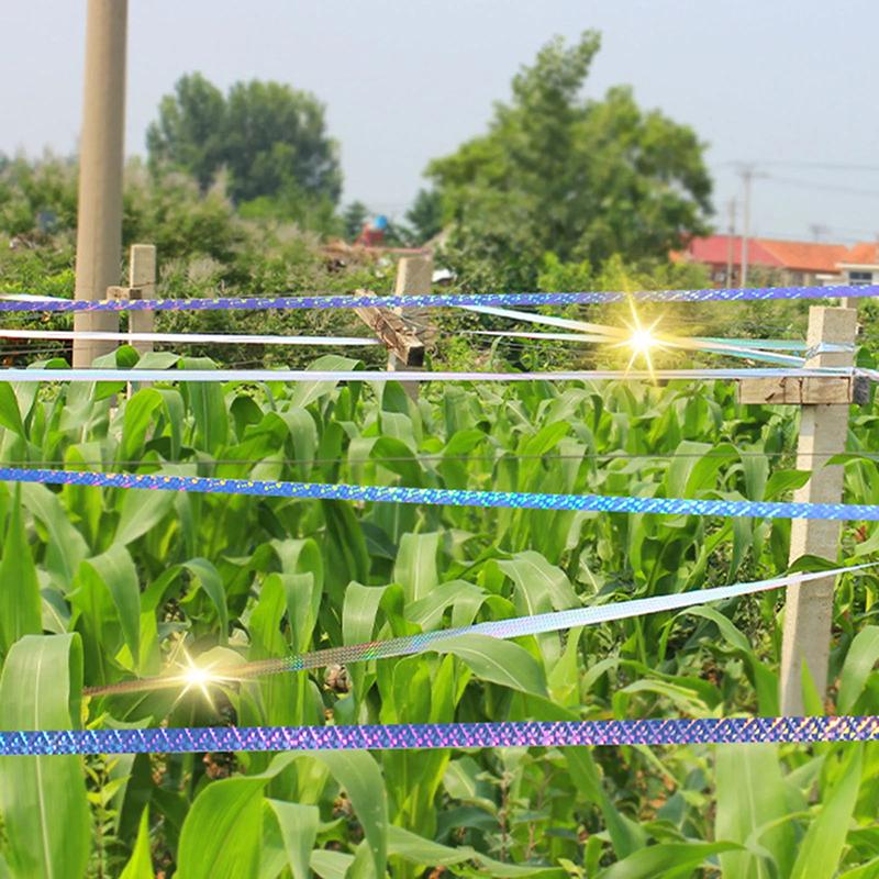 Полоса отпугивателя птиц шириной 2,4 см, длиной 50 м, мигающая, светоотражающая, звуковая полоса отпугивания голубей, полоса отпугивания птиц, вредители сада