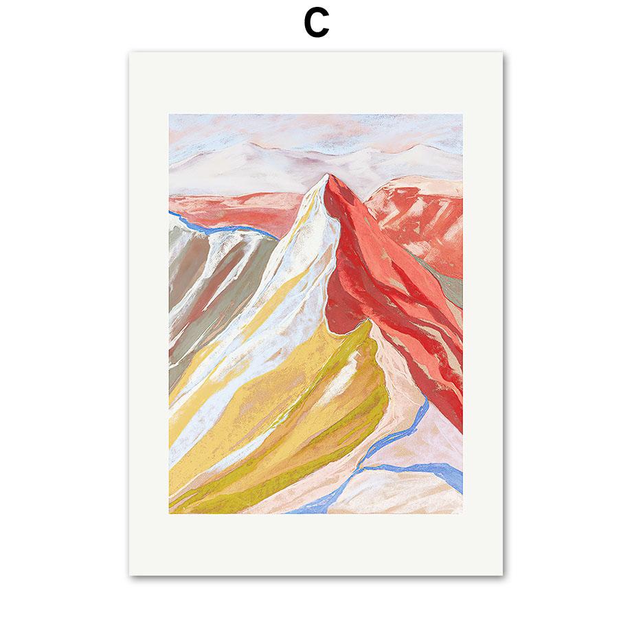 Абстрактная полосатая книга для девочек, синий цветок, геометрические постеры и принты, настенная живопись на холсте для гостиной, декоративные картины