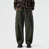 Wassup Sohot Men's Casual Straight Wide-Leg Cargo Pants