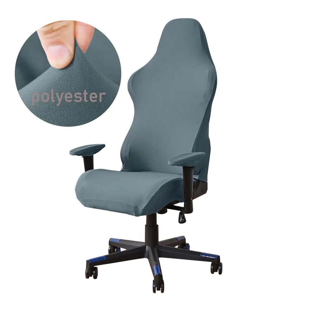 Чехол на игровое кресло, чехол, эластичный чехол для сиденья, кожаный чехол для компьютерного кресла, гоночный чехол с рюшами, защита геймерского кресла