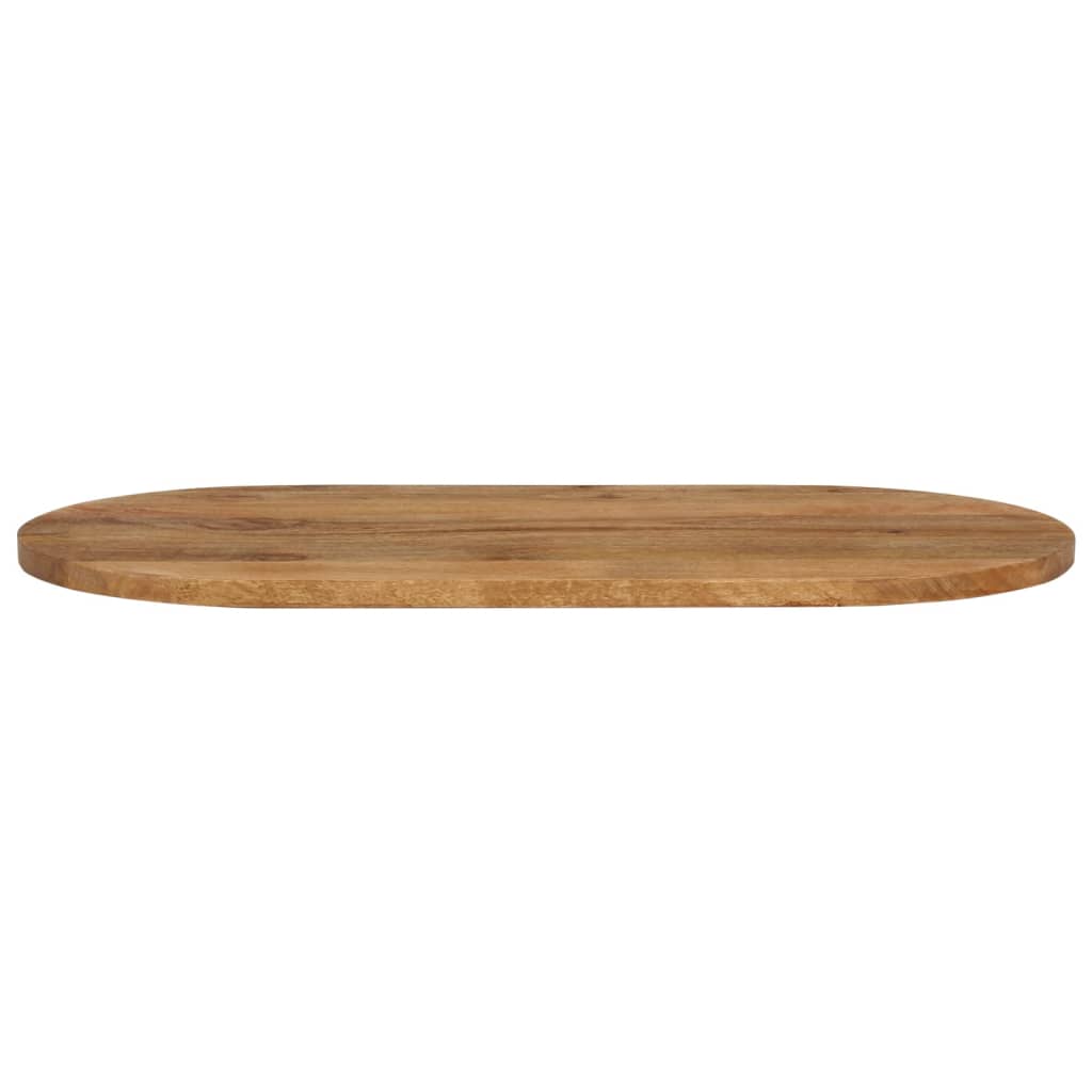 Table Top 90x40x2.5 cm Oval Solid Mango Wood