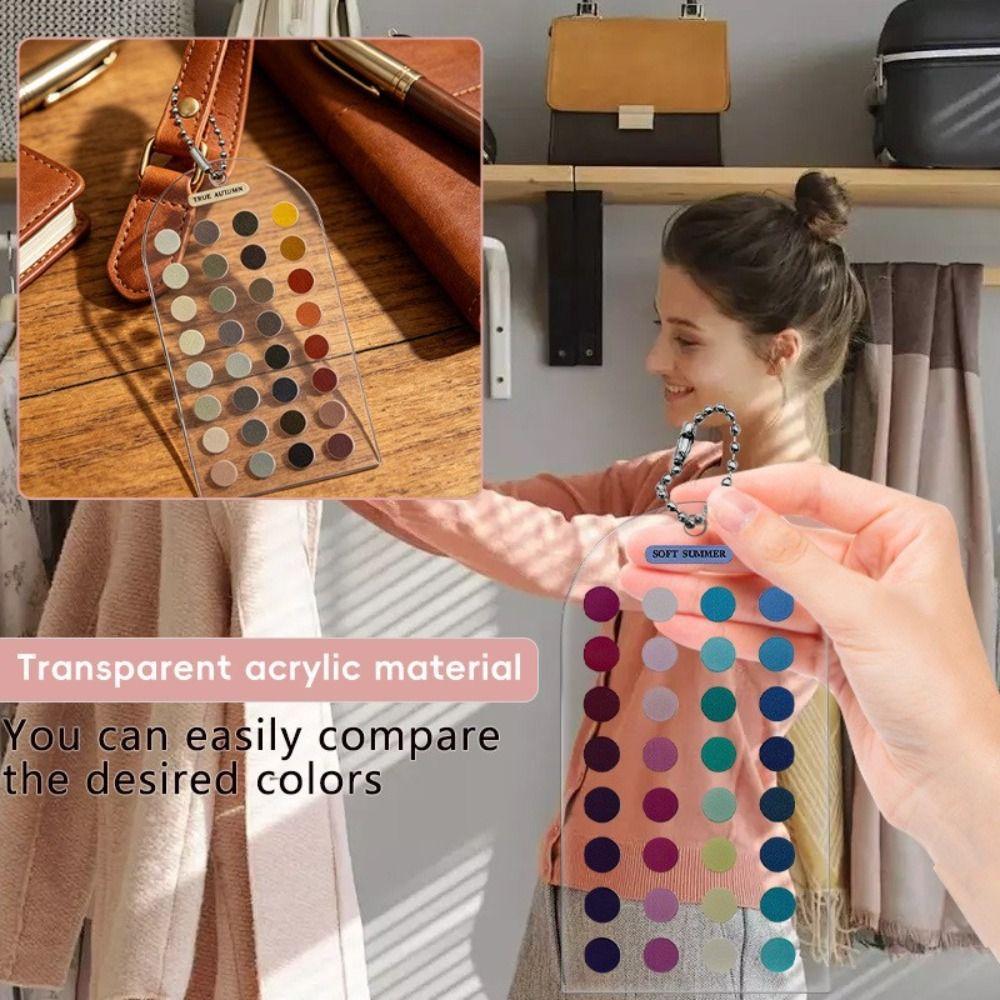 Double-sided Color Palette Cards Color Analysis Summer Color Cards Personal Color Analysis