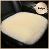1 шт. чехол для автомобильного сиденья из искусственного меха, плюшевый зимний белый универсальный автомобильный интерьерный коврик из искусственной шерсти, теплый и роскошный плюшевый коврик