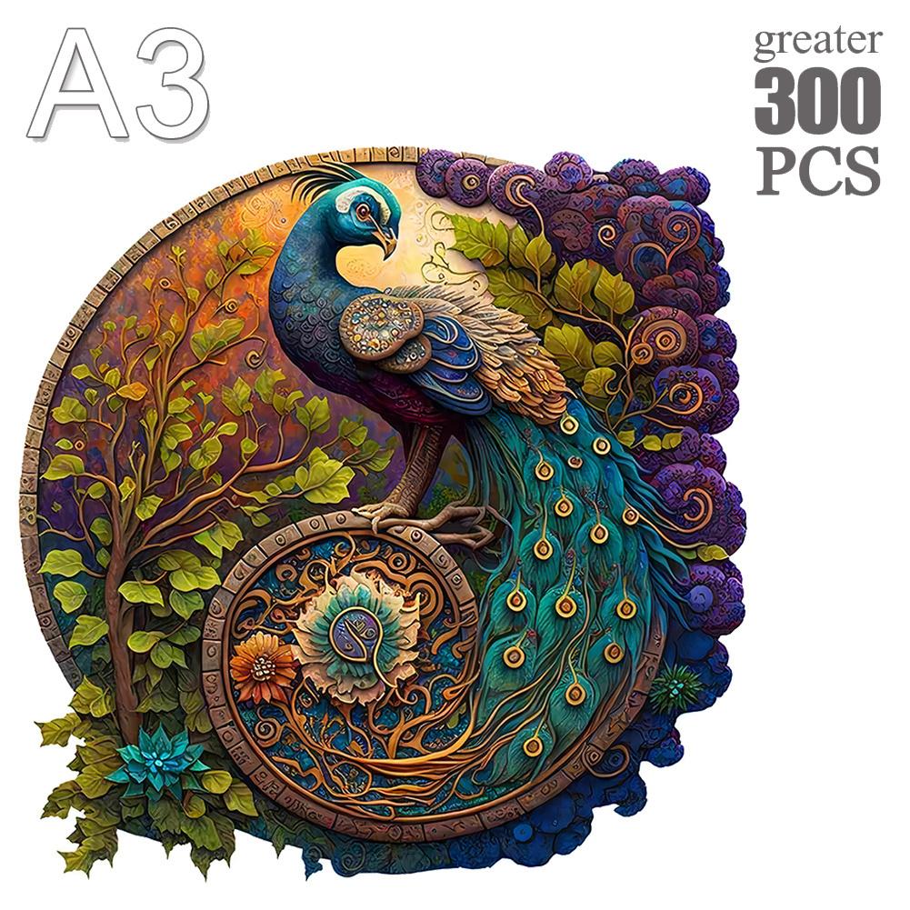 Нетоксичная деревянная головоломка с животными для взрослых и детей A3 A4 A5 3D дерево DIY поделки в форме Рождественский подарок Деревянная пазл-головоломка Подарки Новое