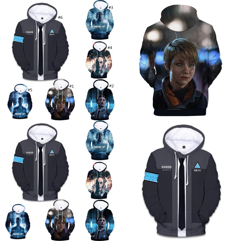 Ultimate Comfort Detroit Become Human Connor Rk800 Hoodie For Everyday Wear
