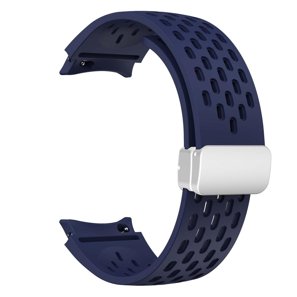 Силиконовый ремешок для Samsung Galaxy Watch 7 6 5 4 40 мм 44 мм 5Pro 45 мм Магнитная застежка No Gaps Band 6 Classic 43 мм 47 мм 42 Браслет