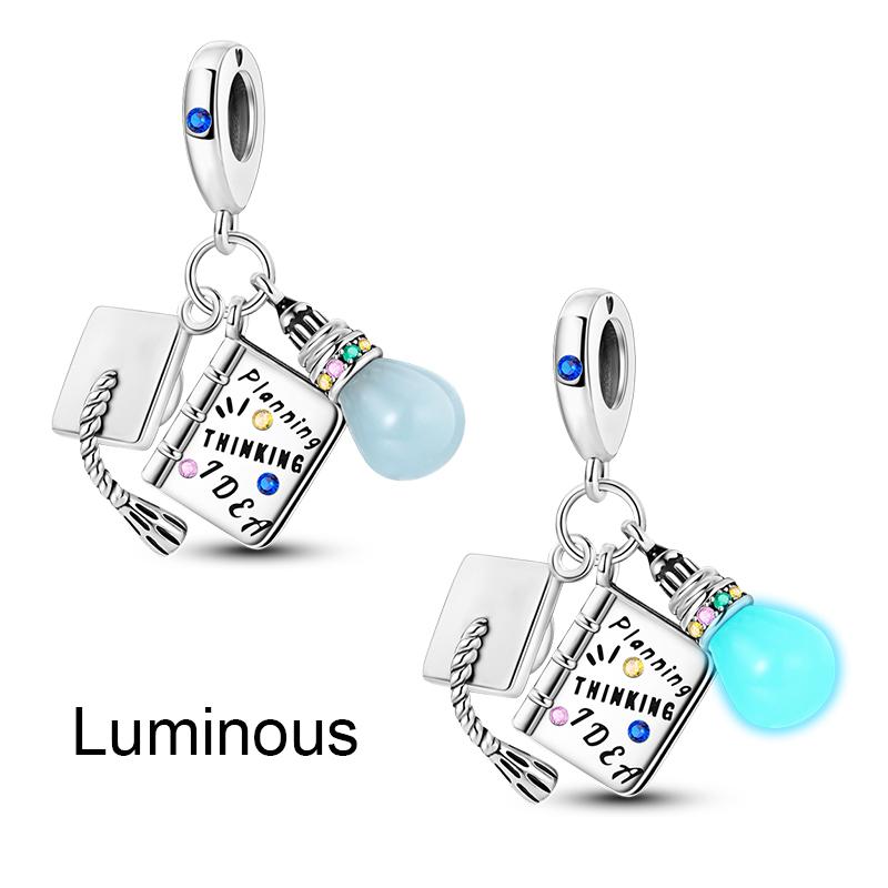 Airplane Charms Fit Fashion Original Bracelets 925 Silver Aircraft Travel Beads Camera Luggage Passport DIY Charm Jewelry GIft