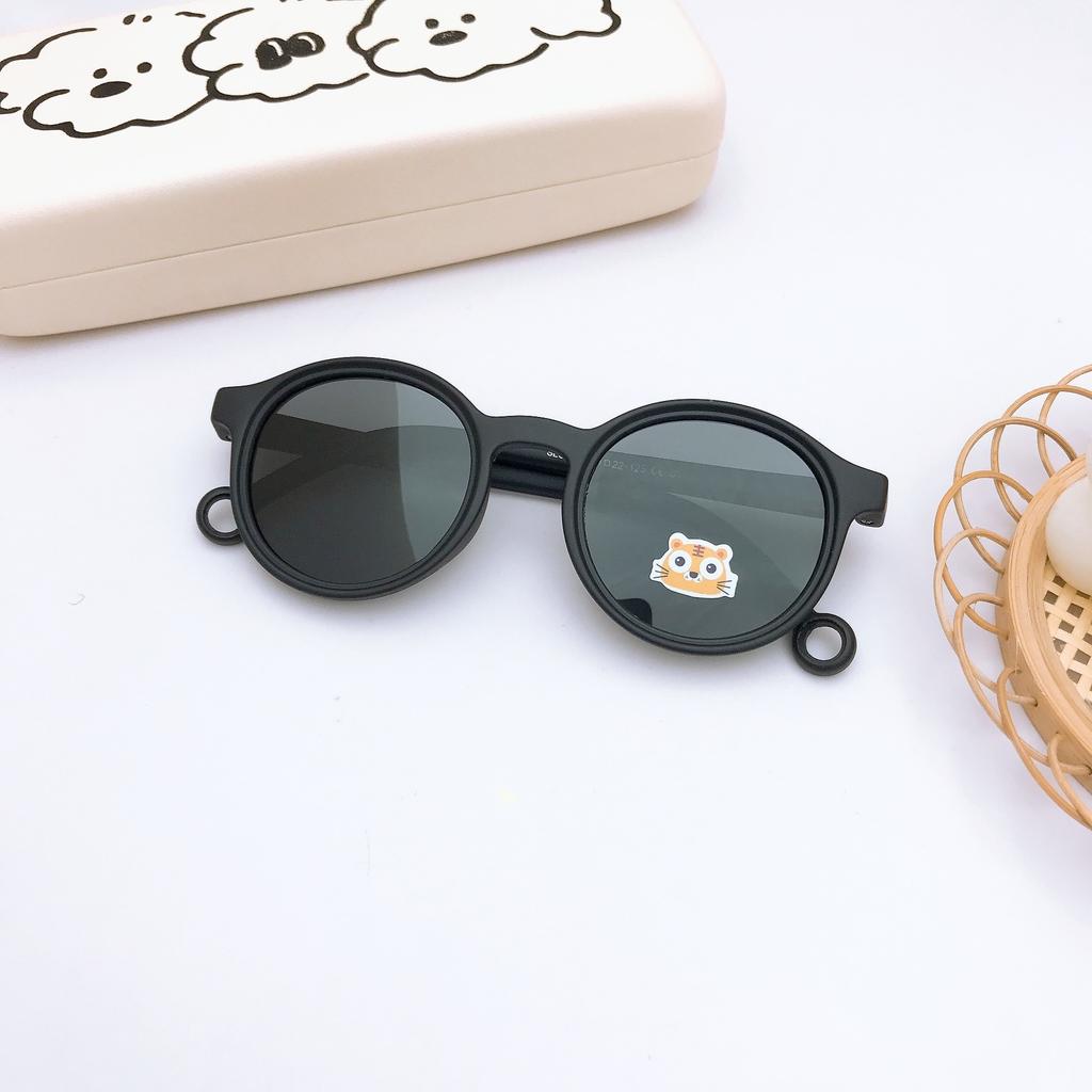 Детские солнцезащитные очки в овальной оправе, трендовые, детские солнцезащитные очки, силиконовые поляризованные очки для мальчиков и девочек