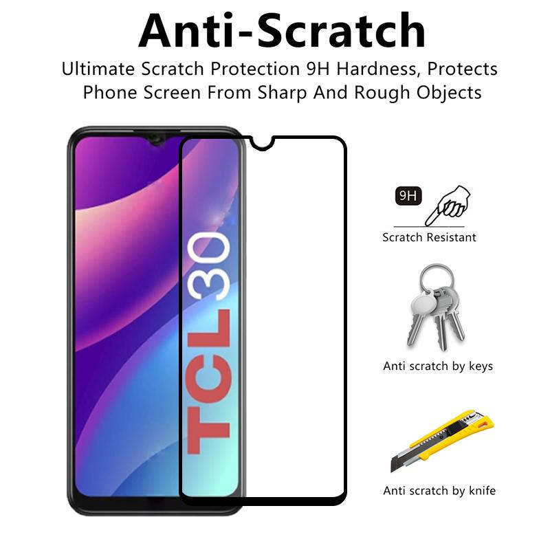 1 шт. для TCL 40XL стекло полностью изогнутая защитная пленка для экрана закаленное стекло для TCL 305i 305 405 40X 40XE 40R 40SE 50 50XL 50XE 50LE SE XE 5G Plus пленка