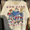 Винтажная футболка New York Rangers Looney Tunes ретро Стиль S-5XL Унисекс