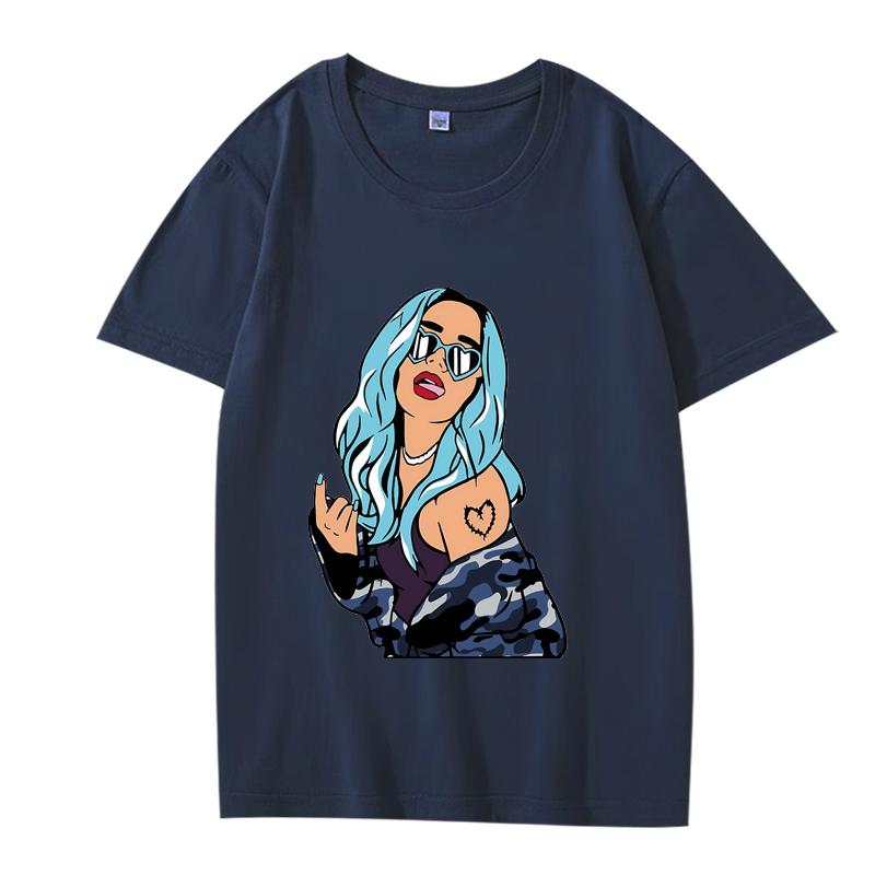Футболки Karol G Essential Graphic T Shirts 2025 для мужчин и женщин, свободного кроя, 100% хлопок, модный уличный стиль, короткий рукав, летний принт, унисекс.