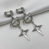 Серьги-подвески Нептун Без никеля Гипоаллергенные Y2K Готика Панк Дерзкий Гранж Украшения Серебристый тон