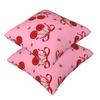 Cherry 2 Pcs Square Pillowcase Pillow Cover Cushion Zip Decorative Comfort Throw Pillow For Home Living Room