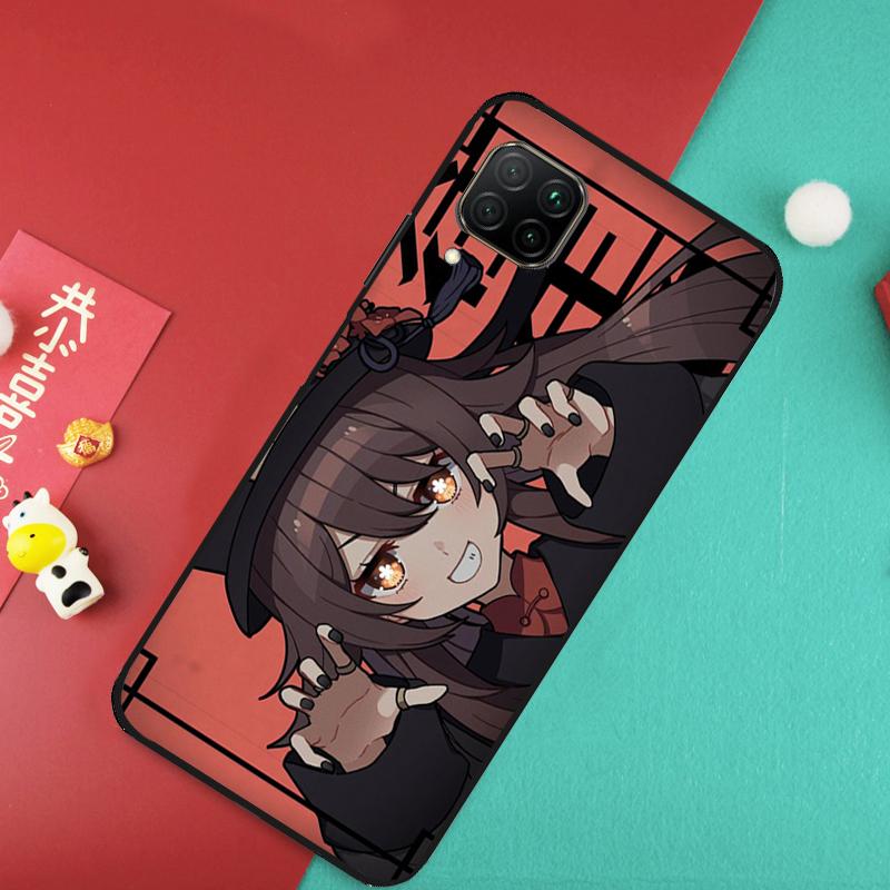 Чехол Genshin Impact Чжунли Ху Тао для Huawei Nova 9 10 SE 11 Pro 7i 8i 11i 12i Y73 Y72 Y61 Y91 Y90 Y70 Y60 P30 P40 Lite