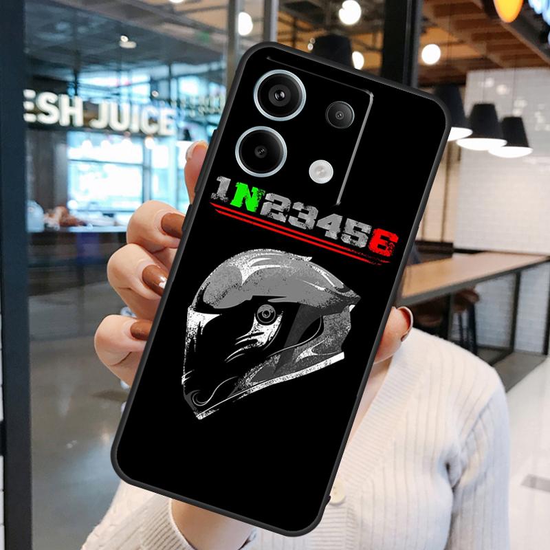 1N23456 Мотоциклетный Чехол Для Xiaomi Redmi Note 14 Pro 10 11 12 13 15 Pro Plus Redmi 15 10C 12C 13C 14C 15C Обложка