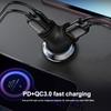 4 в 1 автомобильное зарядное устройство супербыстрый зарядный адаптер двойной USB Type C 78 Вт портативный для iPhone 14 Pro Max 13 12 11 iPad Airpods Samsung