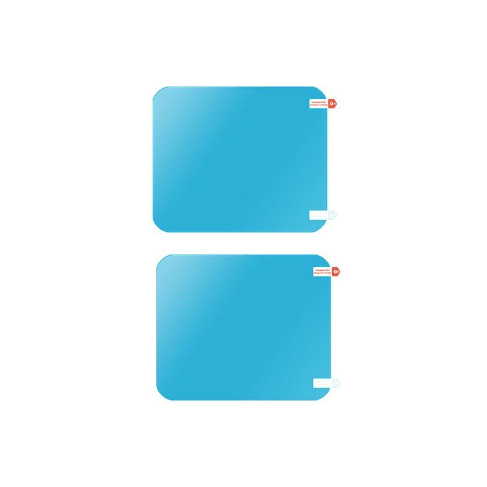 2 шт. Прочные ПЭТ-пленки от дождя, Антизапотевающие, Прозрачные, Для зеркала заднего вида, Водонепроницаемые, Автомобильные наклейки от дождя