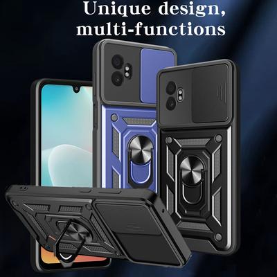 Противоударный чехол-подставка для Samsung Galaxy Xcover 7 Pro Xcover7 Защита объектива с кольцом Магнитный держатель Coque Fundas Capa