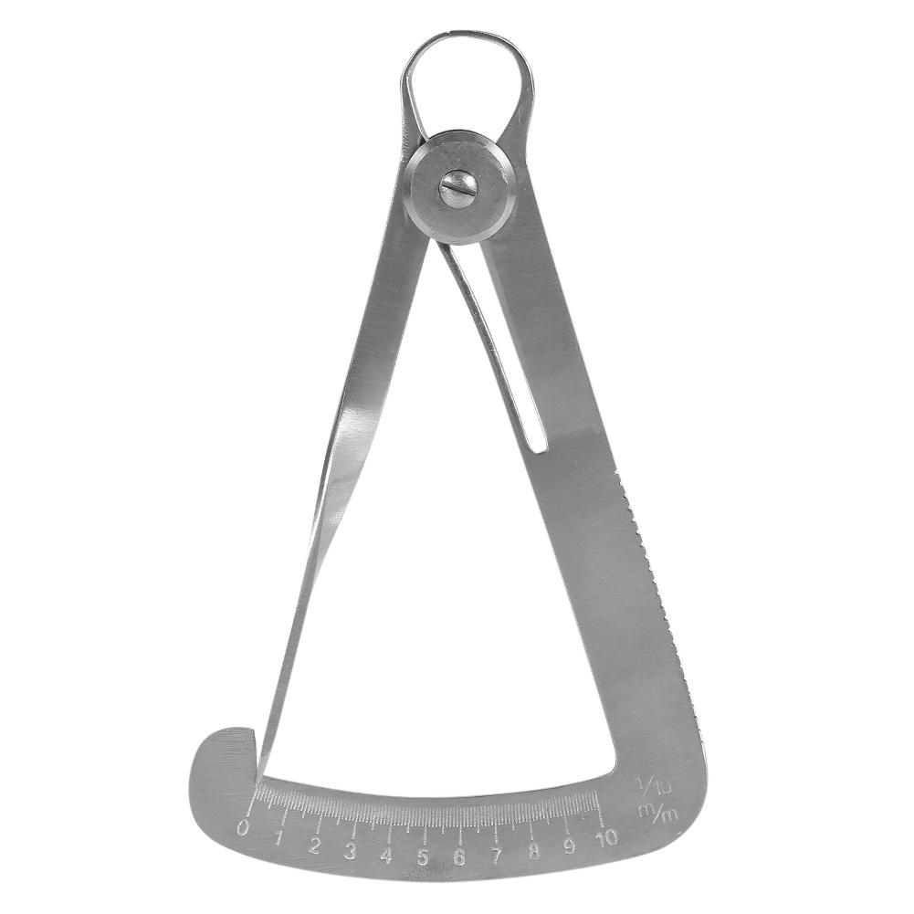 Stainless Steel Dental Crown Gauge Caliper Surgical Instruments Measuring Tool For Metal/Wax