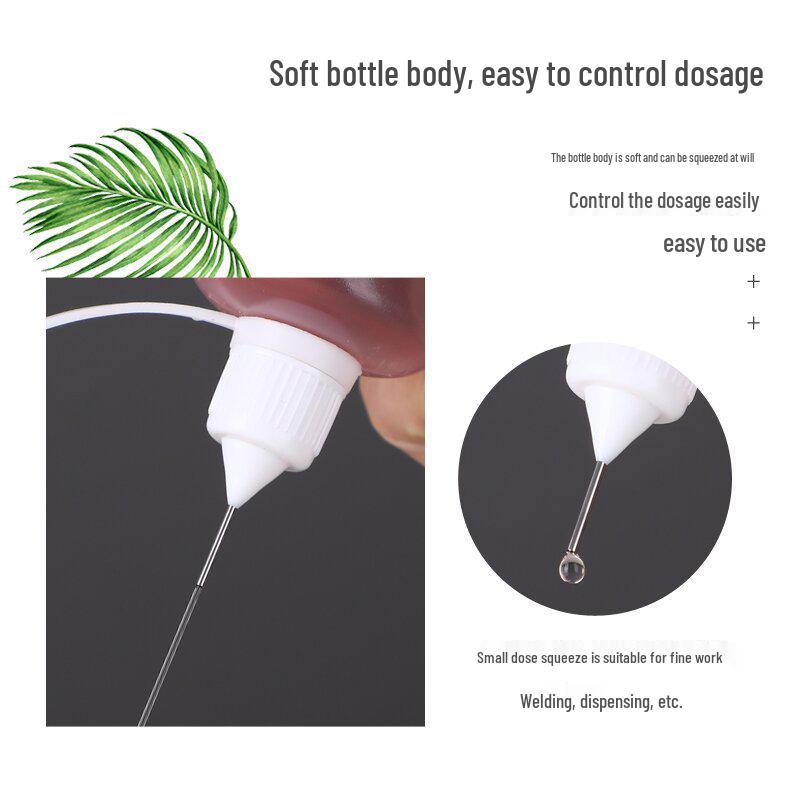 ПЭ-бутылка с игольчатым дозатором для эфирных масел, пигментов, клея и чернил