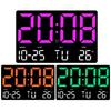Date Display Electronic Alarm Clock Large Screen Display LED Digital Clock  Living Room