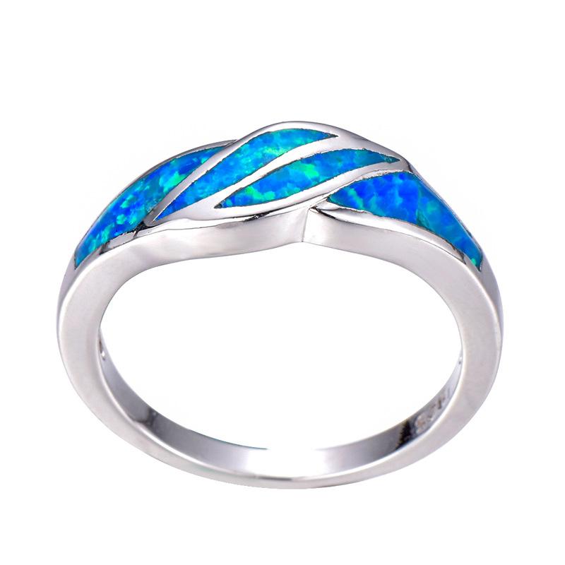 Ring Blue Personalized Jewelry Niche Hot Selling Item