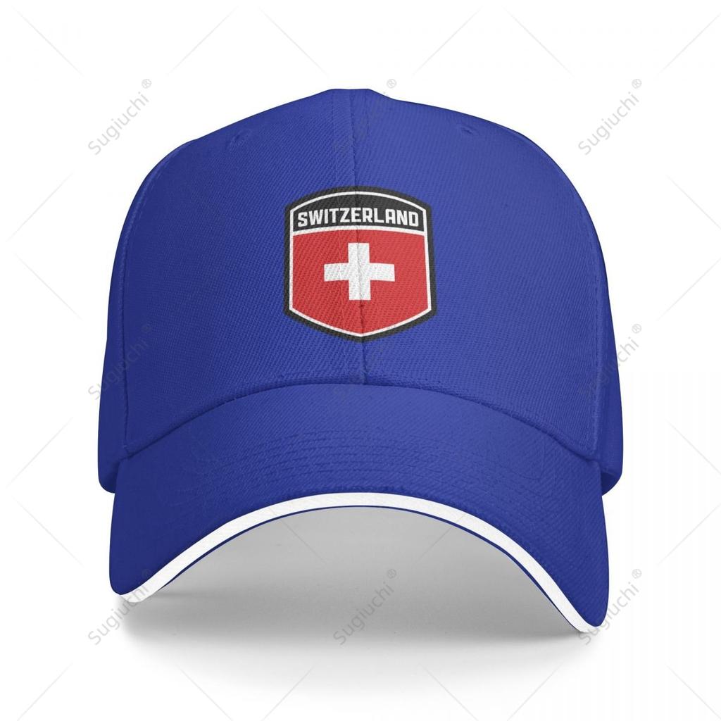 Multifunction Switzerland Flag Shield Sandwich Baseball Cap Unisex Sports Casual Caps Golf Hat Fishing Outdoors