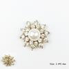 Ювелирные изделия из цветка с жемчужинами из бриллиантов, высококачественные аксессуары из сплава, стразы, популярные кнопки, сделай сам, 10 шт./компл., поставка кристаллов