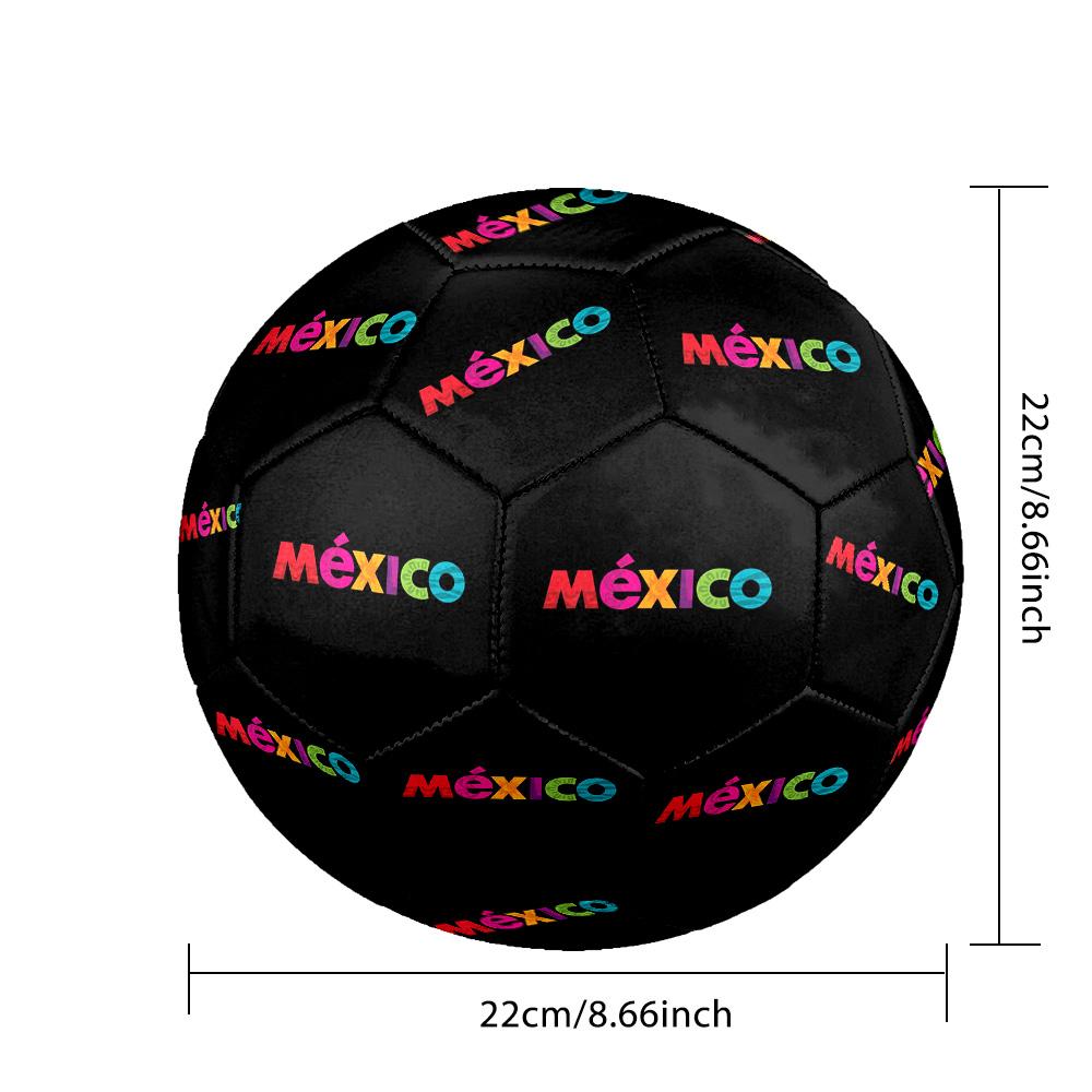 1pc Mexico Soccer Ball Size 5, Suitable for Practice Matches/tournament Training,Lightweight and Durable. mxg7029