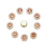 DIY Craft Hat Accessories Flower-shaped Rhinestone Buttons Clothes Decoration Crystal Glass Stone