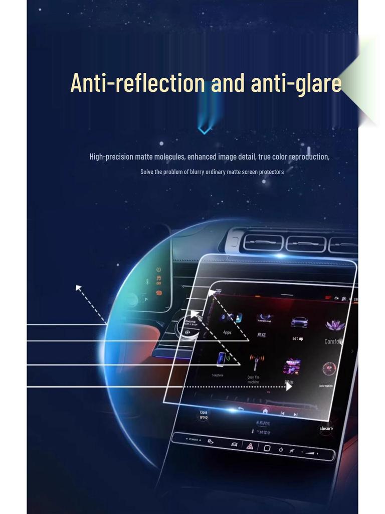 25 Закаленных Стекол для Консоли, Навигации и Салона Changan Deep Blue G318