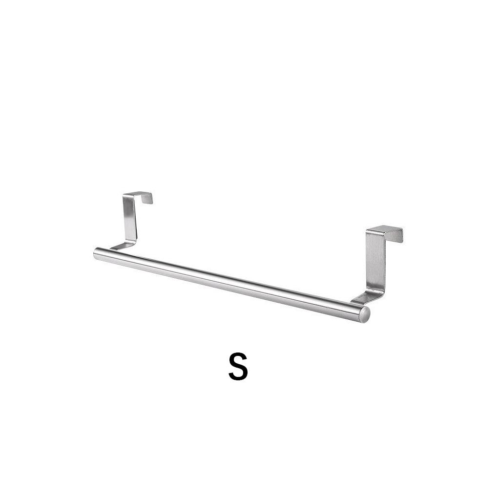 Подставка для полотенец, дверца шкафа из нержавеющей стали, универсальная штанга для подвешивания, держатель без проколов, для кухни, для дома, ванной комнаты