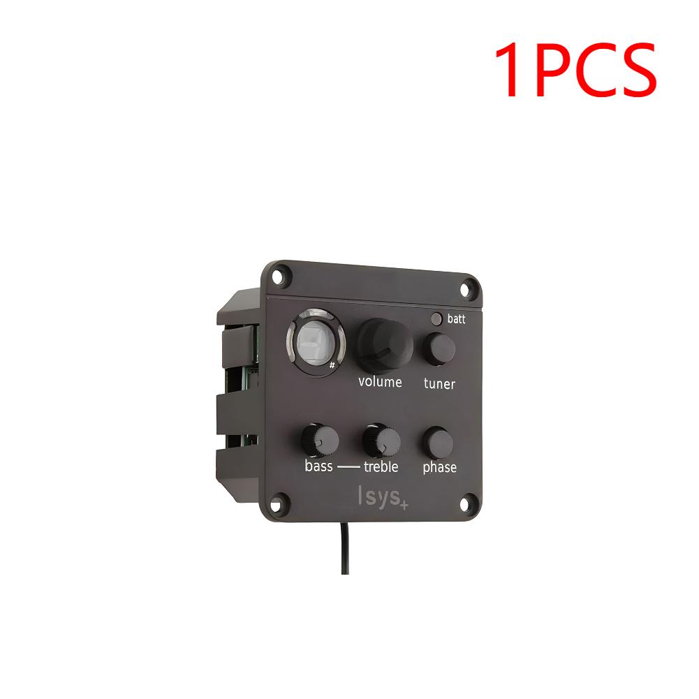 1-2 шт. Звукосниматель для акустической гитары Бортовой предусилитель Пьезозвукосниматель для Fishman ISYS+ Классическая акустическая гитара EQ Тюнер Пьезозвукосниматель