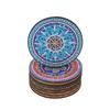 DIY Diamond Paint Christmas Coasters Pack of 8 Ceramic Drink Glass Cup Cushion Non-slip Table DIY Placemat Insulation Pad with Holder