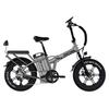 RATTAN LM Ultra 1000W Motor Electric Bicycle 45KM/H Top Speed 48V40AH Battery 200KM Range All-Terrain Electric Bike 20 Inch Fat Tires E-Bike