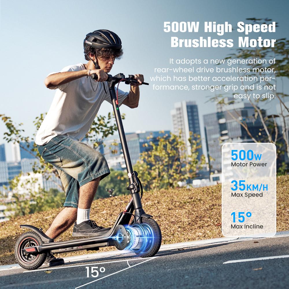 iScooter I9M 10 Inch Electric Scooter 7.5Ah 500W Motor 35km/h 30KM Range Disc Brake Foldable With App