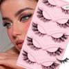 1Pc Fox-Style Thick 5-Pair False Eyelashes