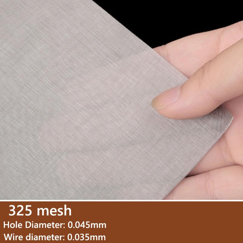 1-5pcs 304 Stainless Steel Filter Screen 4/5/8/20/30/40-400 Mesh Woven Wire High Quality Stainless Steel Screening Filter Sheet
