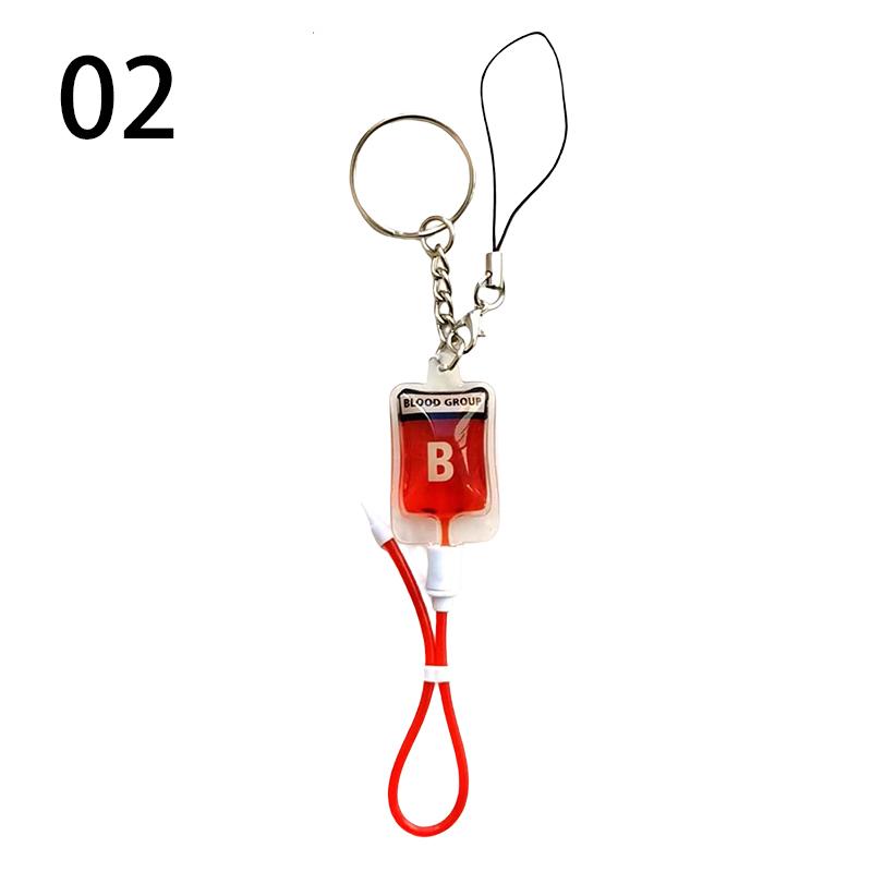 Y2K ювелирные изделия Sick Plasma Blood Bag брелок-подвеска аксессуары кулон Sweet Cool Girl