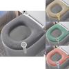 Универсальный чехол для унитаза, кольцо для унитаза, подушка на сиденье для унитаза, украшение для ванной комнаты, коврик для туалета с ручкой