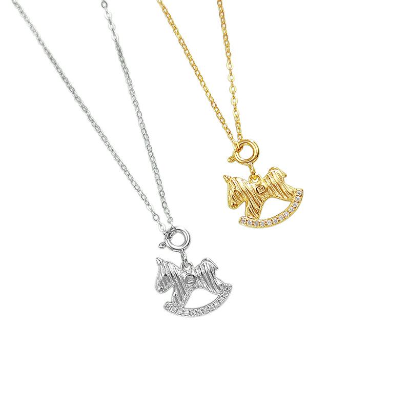 S925 Sterling Silver Zodiac Birth Year Pendant Necklace 2026 - Women's Light Luxury Clavicle Chain