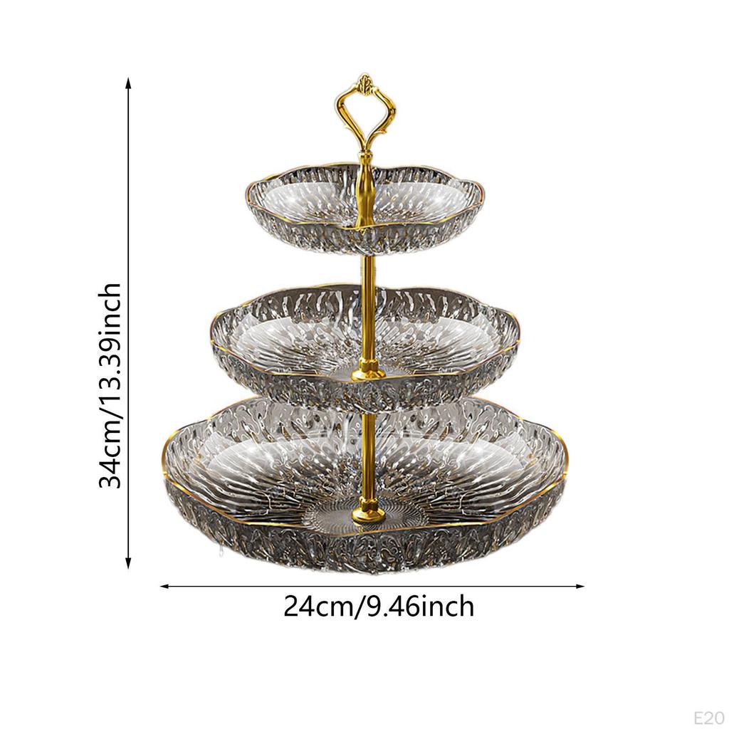 Fruit Plate Cupcake Stand Decorative Modern Dessert Cake Serving Platters for Party