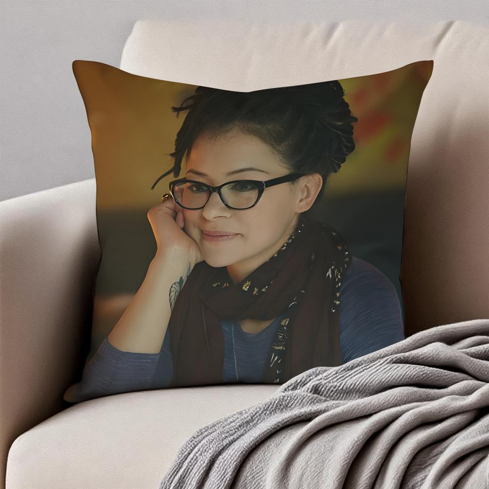 CCosima Niehaus Cushion Cover Pillowcase Antidustmite Invisible Zipper Short Plush Sofa Cushion