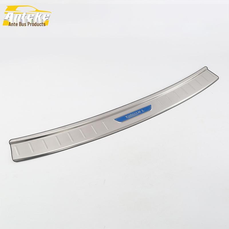 Tiguan L 2017 Rear Guard Plate Sequin & Tailgate Trunk Protection Pedal - Stainless Steel Decorative Sticker