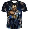 Dragon Ball Супер Сайян ВЕДЖИТА Печатная Мужская Мода Dragonball Футболка с коротким рукавом Dragon Ball Z Футболка